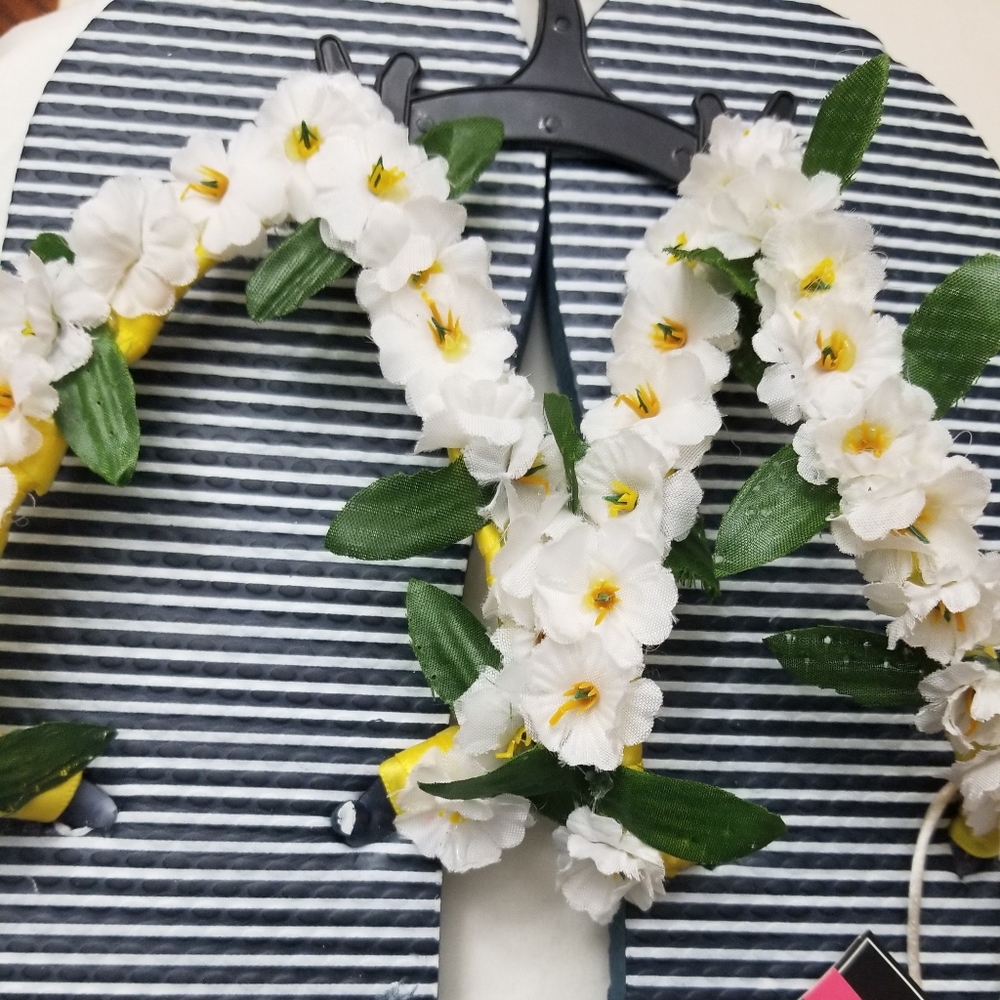 Floral Flip Flops